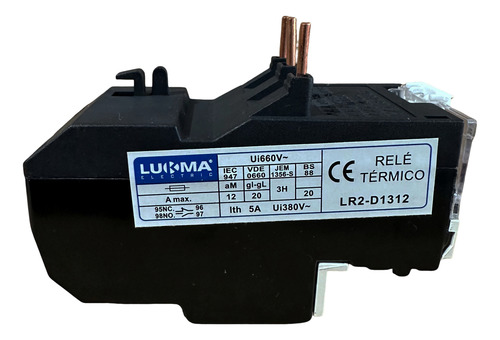 Relé Termico 5a-8a 1na+1nf Jr28 D1312 Compativel Cjx2