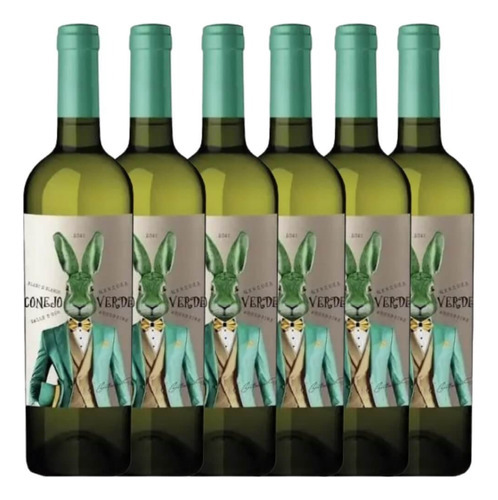 Vino Conejo Verde Blanc De Blancs Caja X6 - Berlin Bebidas