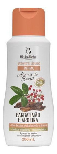 Kit 12 Sabonete Líquido Íntimo Barbatimão E Aroeira 200ml