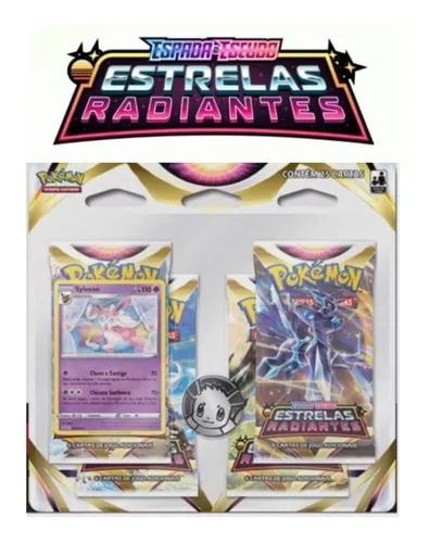 Jogo de Cartas Pokémon - Blister Quadruplo - EE - Estrelas