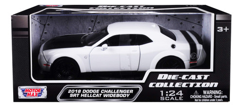 Dodge Challenger Srt Hellcat Cuerpo Ancho Blanco Capucha 1