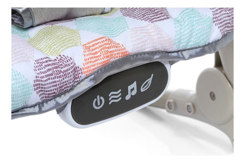 Silla Mecedora Bebe C/ 3 Posiciones Vibracion Y Musica 18 Kg Color Hexa