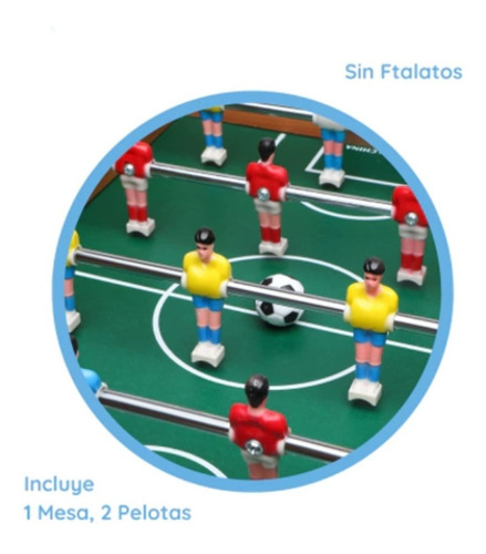 Juego De Mesa Metegol Portatil Mini Futbolito Rave Ik0404