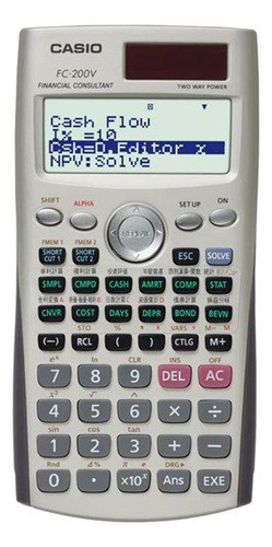 Casio Fc-200v Calculadora Casio Fc-200v Financiera