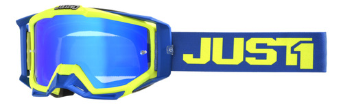 Antiparra Motocross Visor Extra Track Yellow Blue Just1