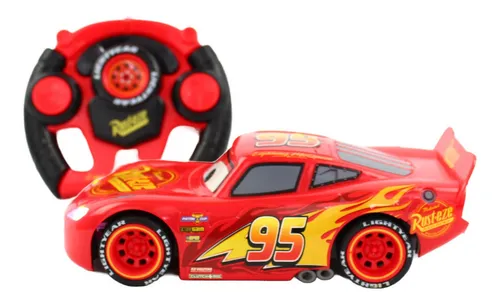 Coche Radio Control Rayo Mcqueen Cars3 18cm Juguete Niños Color Rojo