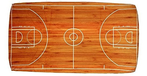 Sábana De Cuna Deportiva De Lujo  Basketball Court 