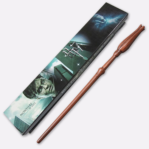Varita Luna Lovegood Harry Potter En Caja De Colección