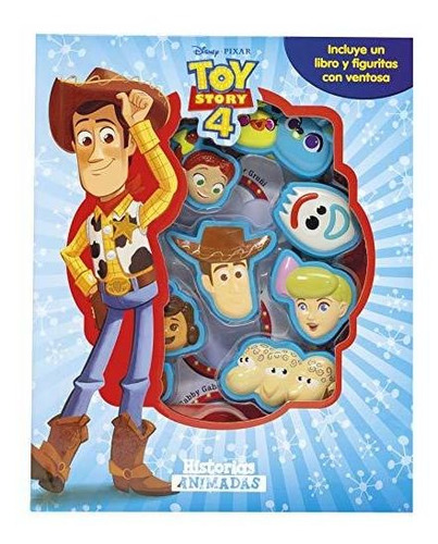 Toy Story 4. Historias Animadas: Incluye Un Libro Y Figurita