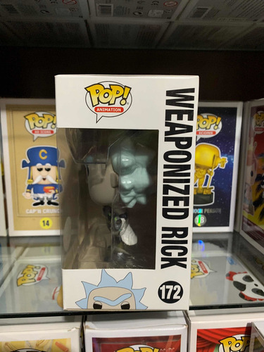 Funko Pop 172 Rick And Morty Weaponized Rick Chase (Usado)