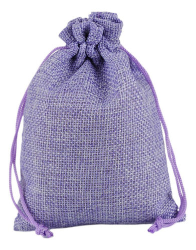 50 Bolsas De Regalo Con Cordón, Bolsas De Regalo Púrpura