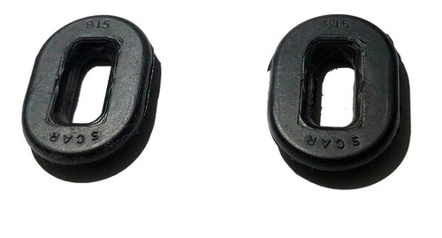 Par De Gomas Soporte Cacha Honda Cb 400 450 Scar