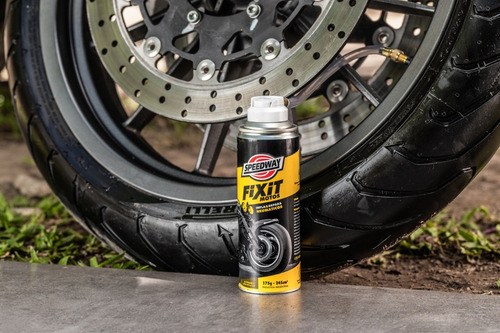 Imagen 8 de 10 de Infla Y Repara Neumaticos Moto Speedway Aerosol X175gr X6un
