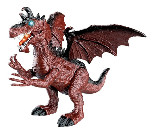 Juguete Dinosaurio Dragon C/alas Luz Sonido Camina Dn10 40cm