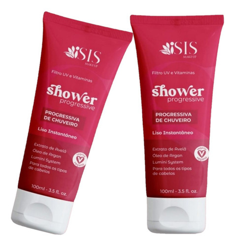 Progressiva De Chuveiro Liso Instantâneo Filtro Uv Isis J