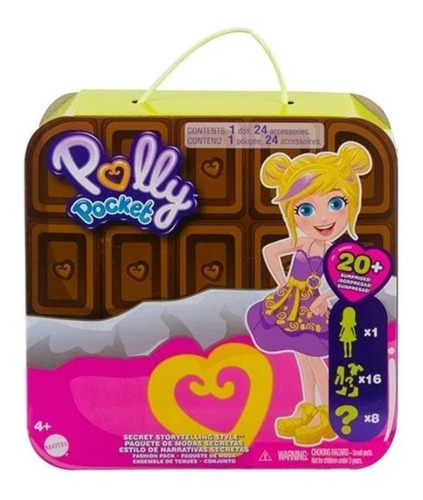 Polly Pocket Paquete De Modas Secretas, Muñecas Para Niñas