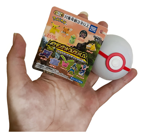 Pokebola Sorpresa Pokemon Tomy Original Encounter Waku Waku (Usado)