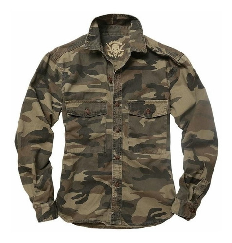 Chaqueta Militar Cargo De Camuflaje Camisa Cargo De Sarga Gr