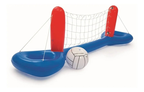 Imagen 2 de 9 de Voley Inflable Juego Con Pelota Para Pileta 52133 Bestway Ed