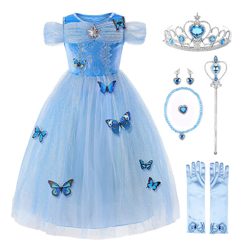 Disfraces De Princesa Mariposa Para Niñas Talla 5t