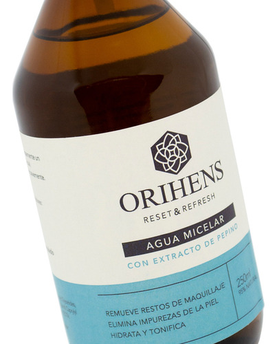 Orihens Agua Micelar Desmaquillante Hidratante X 250ml 3c