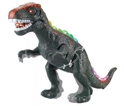 Dinossauro Tiranossauro Rex  Com Som E Luz Articulado