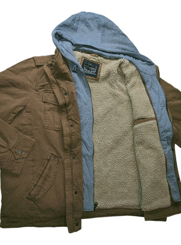 3xl Levi's Original Chaqueta Con Sherpa  Color Café Hombre 