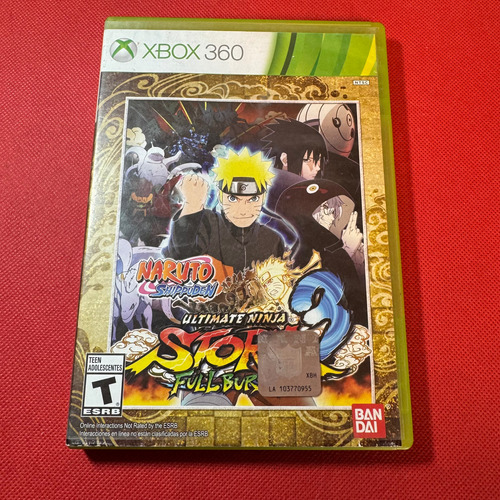 Naruto Ultimate Ninja Storm 3 Full Burst Xbox 360  A