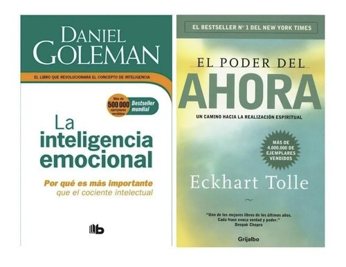 2x1 La Inteligencia Emocional + El Poder Del Ahora