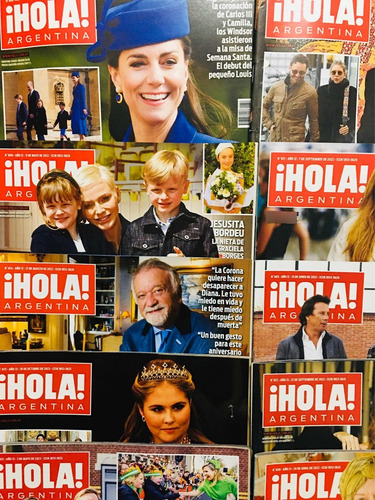 Pack 25 Revistas Hola Argentina Usadas Sin Crucigrama (Usado)