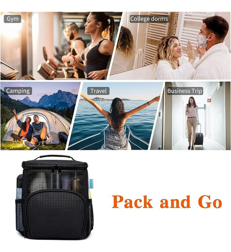 Carrito De Ducha Portátil, Bolsa De Baño For Dormitorio