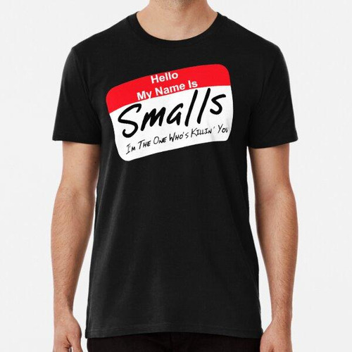 Remera Divertido Hola Mi Nombre Es Smalls Name Tag Baseball 