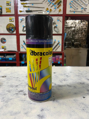 Pintura Spray Amarillo Cartepilla Seca Ultrarapido Abracolor