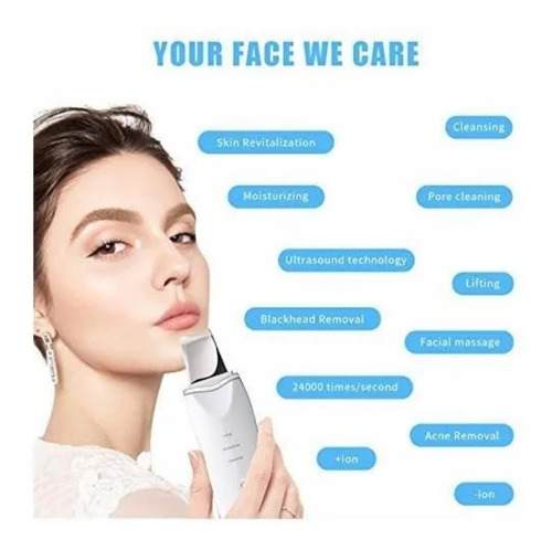 Pala Ultrasonido Limpieza Facial Y Corporal