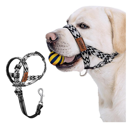 Andan Gentle Leader Ultra-light No-pull Head Cobolo: Confort Chevron Black.