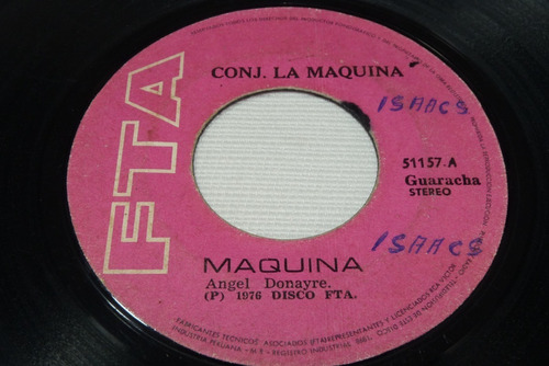 Jch- Conjunto La Maquina Maquina La Ranita Guaracha 45 Rpm