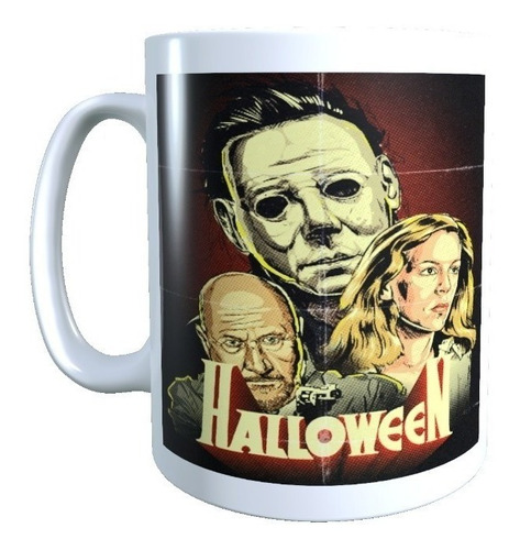 Taza Diseño Halloween Pelicula Terror Michael Myers Poster