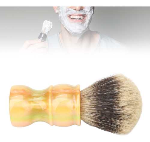 Cepillo De Afeitar De Pelo Sintético Para Limpieza Facial De