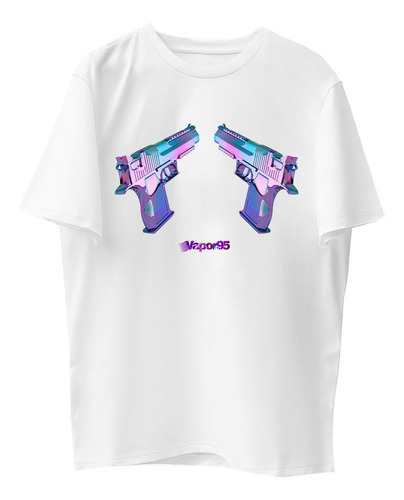 Playera Camiseta Aesthetic Vaporwave Windows 95 Armas