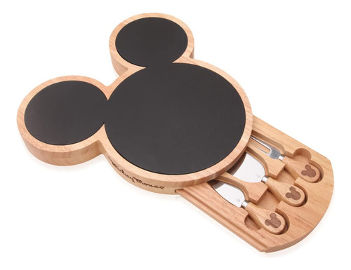 Tiempo De Picnic Disney Mickey Mouse Cheese Set, Pizarra, Ta