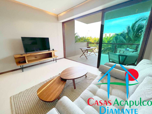 Cad La Isla Fiji S3. Depa De Playa. Terraza Con Vista A Las Áreas Comunes