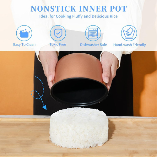 Mini Panela De Arroz De 1,0l, 2 Xícaras White Tiger Cor Branco 110v