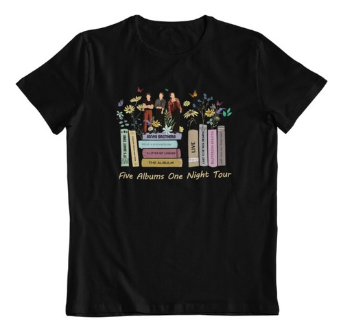 Camiseta Jonas Brothers Five Albums