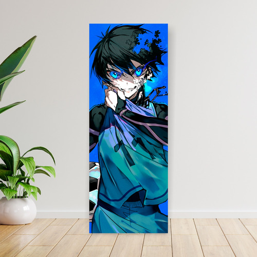 Cuadro Grande 30x80 Cm Blue Lock Isagi Animeras