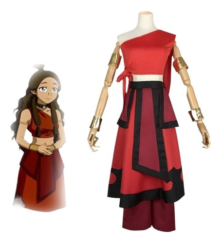 Avatar: El Último Maestro Aire De Katara De Ropa De Cosplay