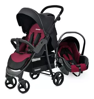 Carriola de paseo Carestino Travel System City Travel CO022-NG mora con chasis color negro