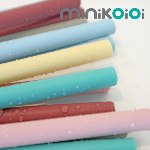 Imagen 4 de 5 de Sorbetes De Silicona Reutilizable Minikoioi Flexi Straws