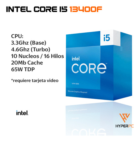 Pc Gamer: Intel Core I5 13400 32gb Ddr5 2tb 4060 Ti Wifi+bt