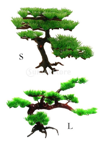 Imagen 3 de 11 de 2 Pedazo De La Decoración Del Árbol De Pino Verde Tanque
