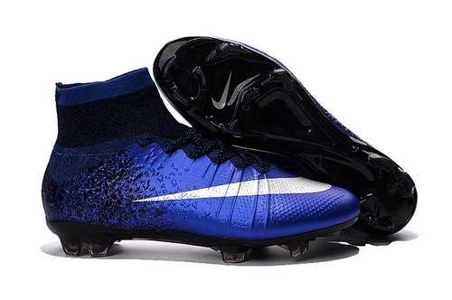 Tacos Taquetes Nike Mercurial Superfly Cr7 Fg Azul Nuevos